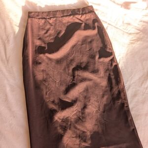 Babaton Chocolate Brown Pencil Skirt